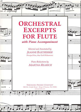 Baxtresser, Jeanne: Orchestral Excerpts for Flute