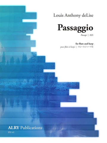 deLise, Louis Anthony : Passaggio for Flute and Harp *Flute Pro Shop Miniatures*