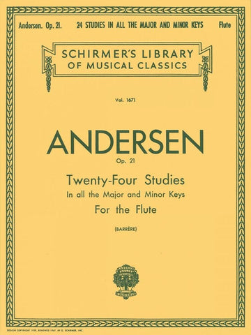 Andersen, Joachim : Twenty four studies , Op. 21