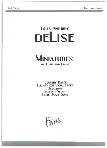 deLise, Louis Anthony : Miniatures for Flute and Piano
