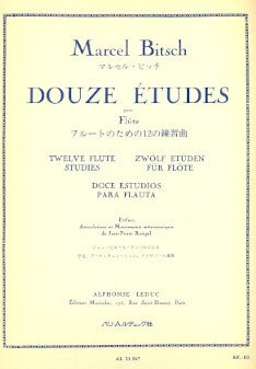 Bitsch, Marcel : 12 Flute Studies