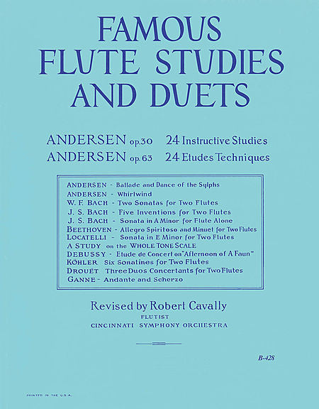 Famous Flute Studies and Duets