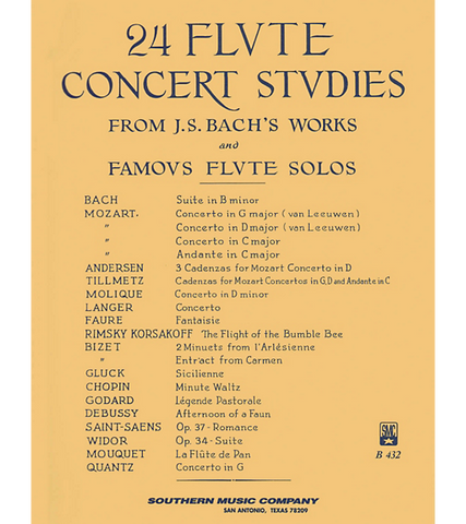 24 Flute Concert Studies