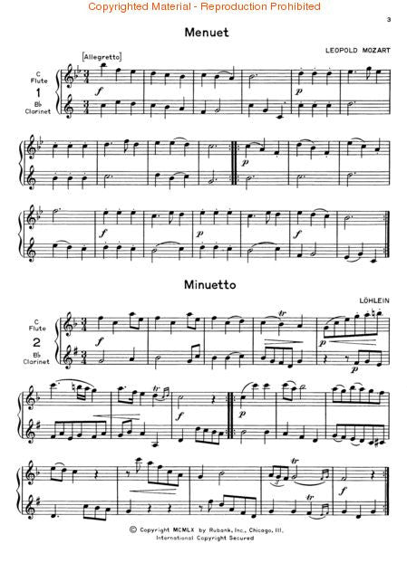 Selected duets for clarinet store volume 1