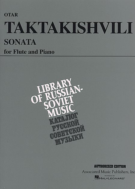 Taktakishvili, Otar : Sonata