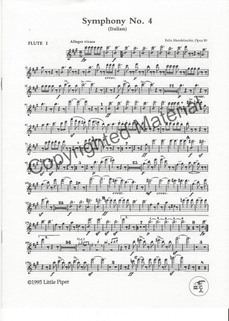 Mendelssohn, Felix : Symphony No. 4