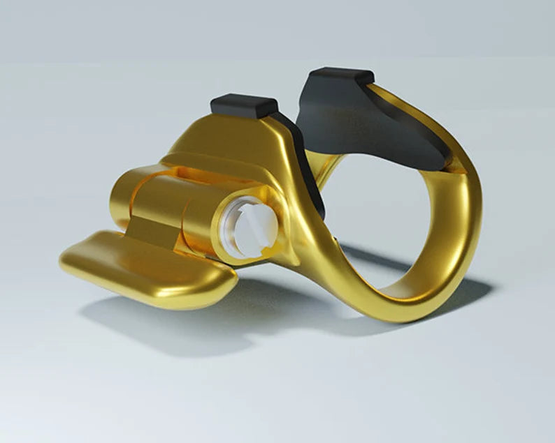 Cobra RTC Right Thumb Support for Flutes- Gold