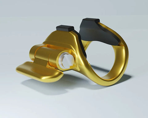 Cobra RTC Right Thumb Support for Flutes- Gold  (Use code to get 50% off)
