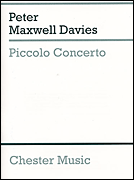 Piccolo Concerto : Peter Maxwell Davies Study Score