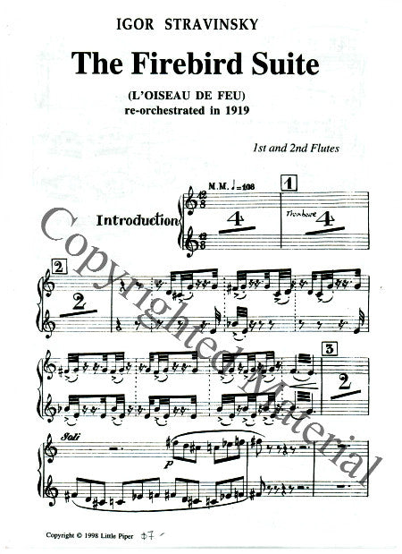 Stravinsky, Igor : The Firebird Suite