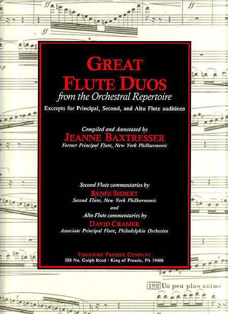Baxtresser, Jeanne : Great Flute Duos