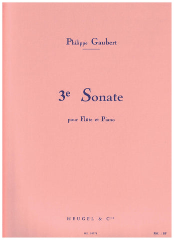 Gaubert, Philippe: Sonate No. 3