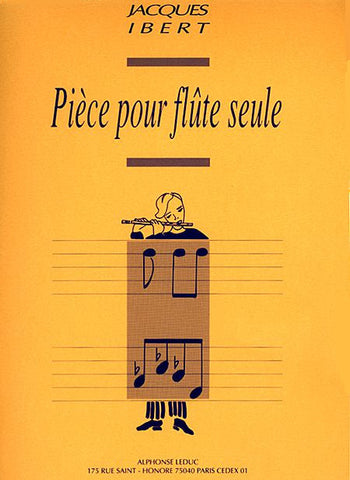 Ibert, Jacques : Piece pour flute seule