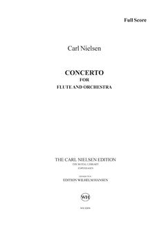 Nielsen, Carl : Concerto for Flute and Orchestra Full Score