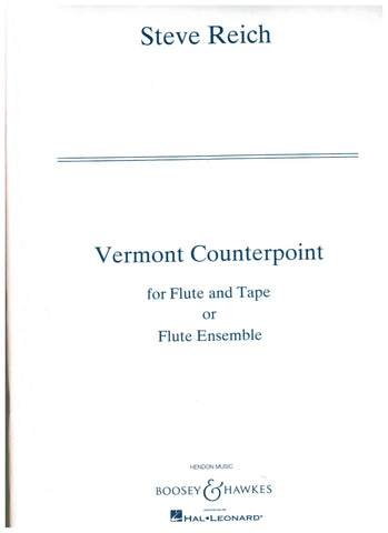 Reich, Steve : Vermont Counterpoint