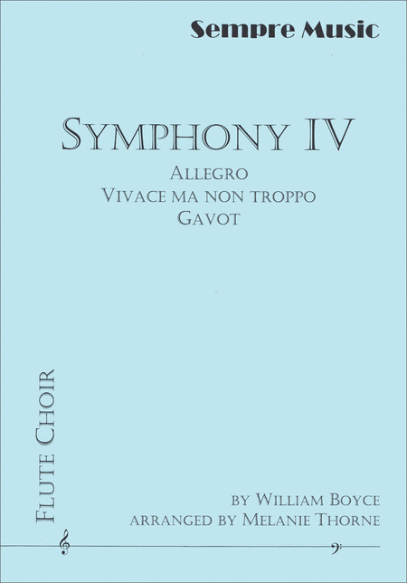 Boyce, William : Symphony IV