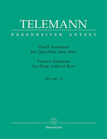 Telemann, Georg Philipp : Twelve Fantasias for Solo Flute