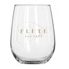 Wine Glass with Flute Pro Shop Logo